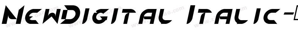 NewDigital Italic字体转换